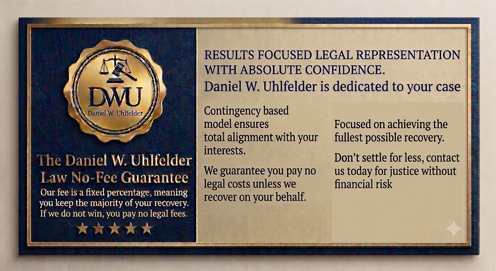 The Daniel W. Uhlfelder Law No-Fee Guarantee